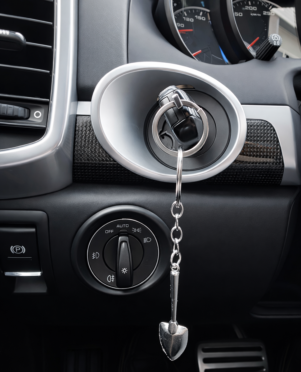 schep sleutelhanger porsche